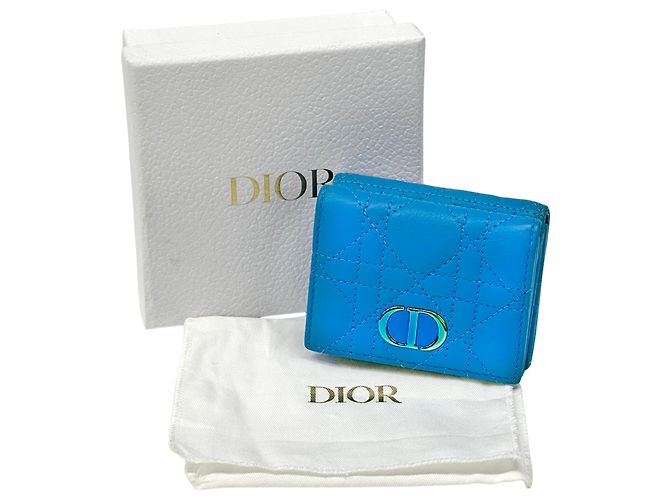 Cartera Caro para mujer Christian Dior Azul - vista 6