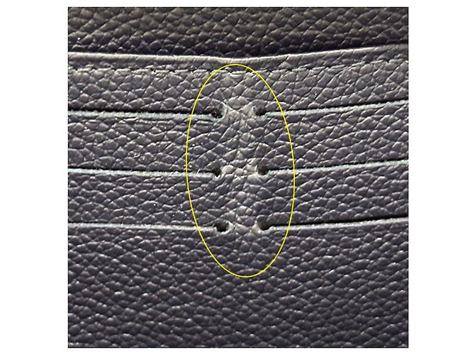 Louis Vuitton Monogram Empreinte Long Wallet Rot Marineblau Monogramm - Ansicht 11