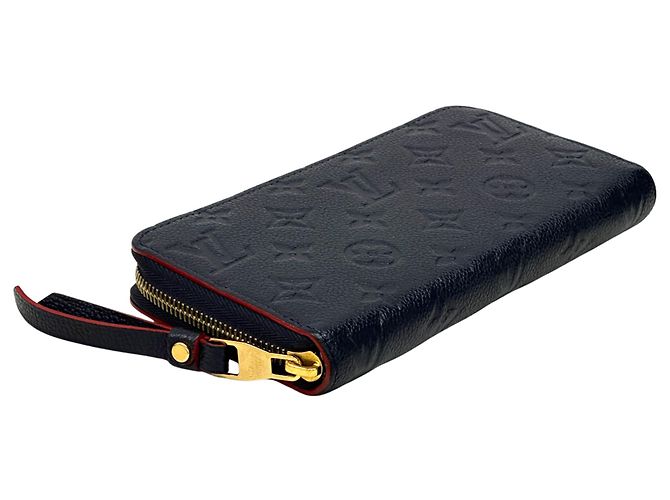 Louis Vuitton Monogram Empreinte Long Wallet Rot Marineblau Monogramm - Ansicht 3