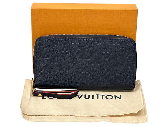 Louis Vuitton Monogram Empreinte Long Wallet Rot Marineblau Monogramm - Ansicht 6