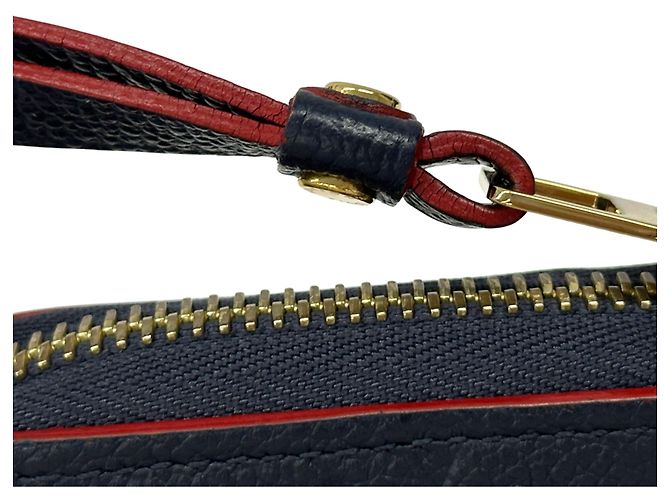 Louis Vuitton Monogram Empreinte Long Wallet Rot Marineblau Monogramm - Ansicht 9