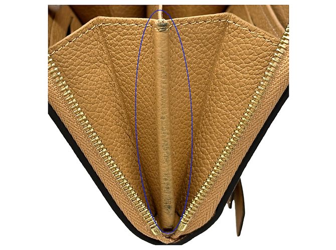 Louis Vuitton Bicolor Monogram Empreinte Long Wallet Mehrfarben Beige Monogramm - Ansicht 7