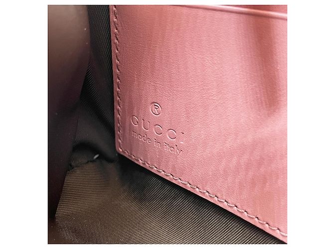Mini borsa a tracolla con catena Gucci Rosa - vista 12