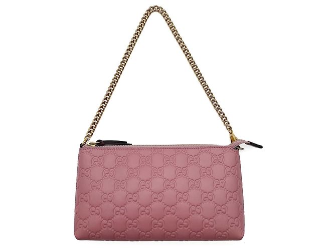 Mini borsa a tracolla con catena Gucci Rosa - vista 2