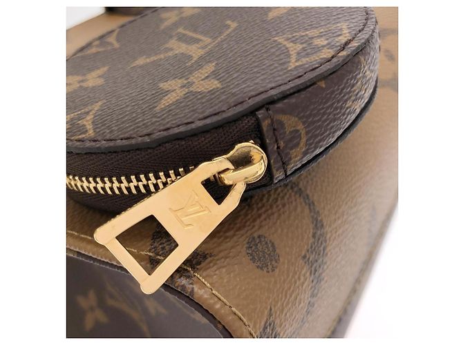 Borsa Louis Vuitton Monogram Giant OnTheGo PM Marrone - vista 6