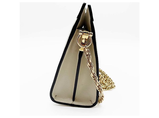 Borsa a tracolla Gucci Ophidia Higuchi Yuko Chain Beige Verde - vista 3