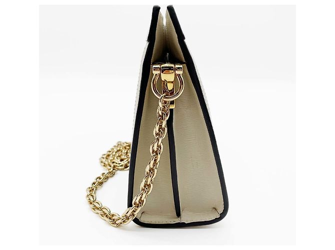 Borsa a tracolla Gucci Ophidia Higuchi Yuko Chain Beige Verde - vista 4