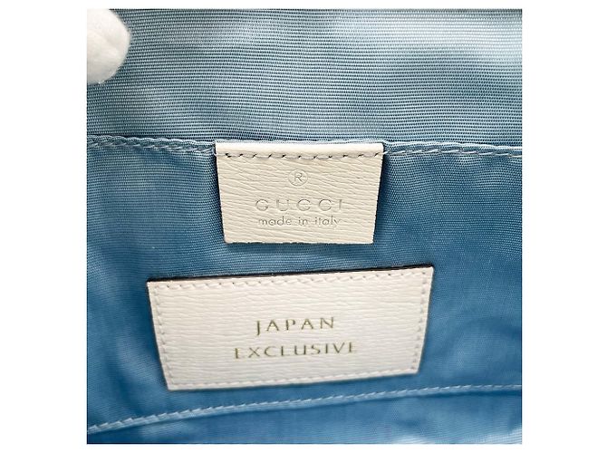 Borsa a tracolla Gucci Ophidia Higuchi Yuko Chain Beige Verde - vista 8