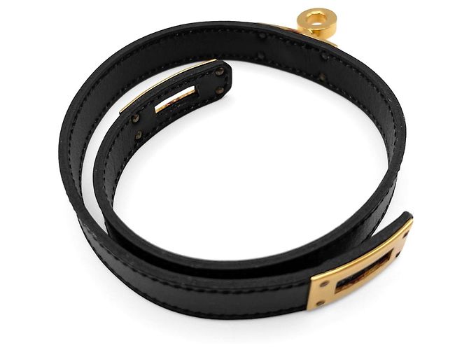 Hermès Pulsera Kelly Double Tour Hermes Negro - vista 11