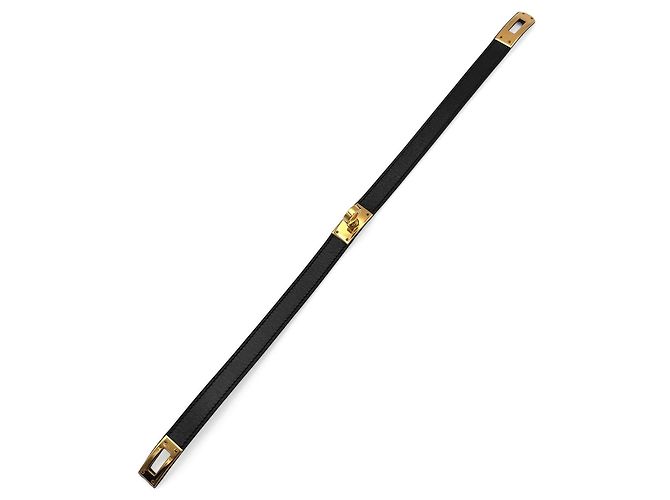 Hermès Pulsera Kelly Double Tour Hermes Negro - vista 12