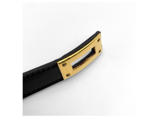 Hermès Pulsera Kelly Double Tour Hermes Negro - vista 13