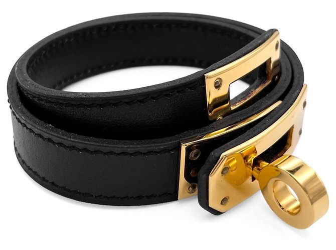 Hermès Pulsera Kelly Double Tour Hermes Negro - vista 2