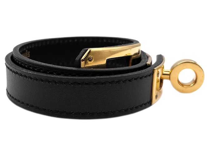 Hermès Pulsera Kelly Double Tour Hermes Negro - vista 3