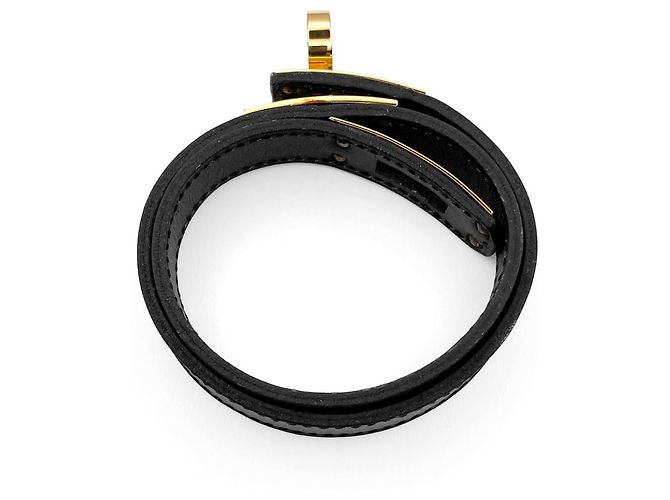 Hermès Pulsera Kelly Double Tour Hermes Negro - vista 6
