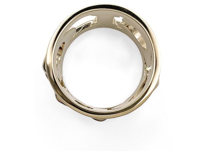Anel de lenço Gucci Logo em ouro rosa Dourado - vista 5