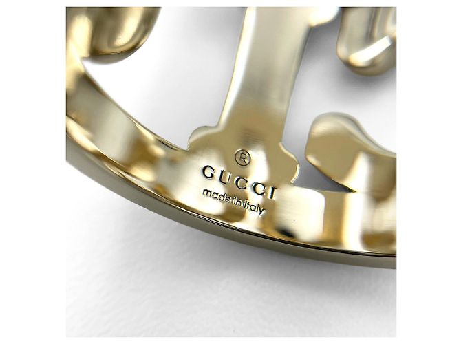 Anel de lenço Gucci Logo em ouro rosa Dourado - vista 6