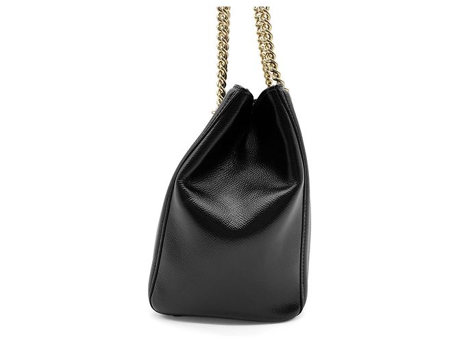 Borsa a tracolla con catena Vara Ribbon Salvatore Ferragamo Nero - vista 3