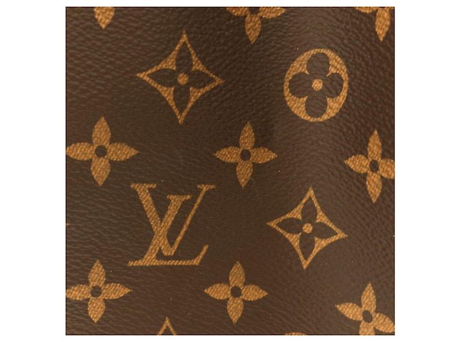 Borsa Louis Vuitton Monogram Giant OnTheGo GM Marrone - vista 6