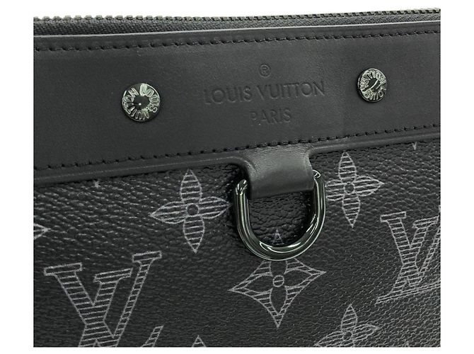 Louis Vuitton Monogram Eclipse Pochette Apollo Negro - vista 5
