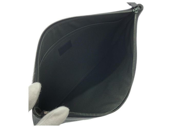 Louis Vuitton Monogram Eclipse Pochette Apollo Negro - vista 8