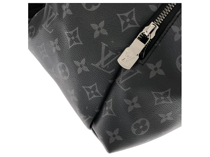 Zaino Louis Vuitton Monogram Eclipse Nero - vista 4