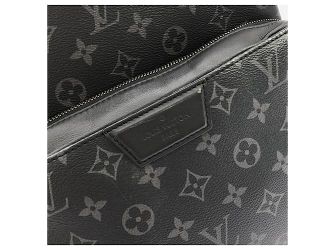 Zaino Louis Vuitton Monogram Eclipse Nero - vista 5
