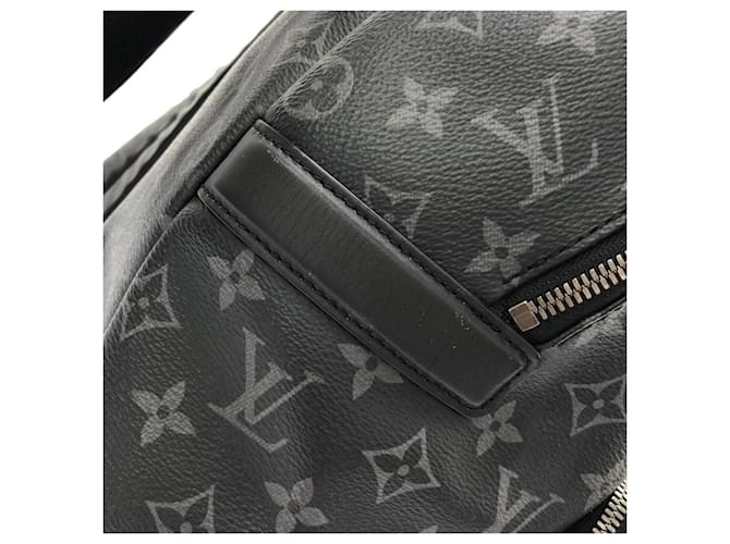 Zaino Louis Vuitton Monogram Eclipse Nero - vista 7