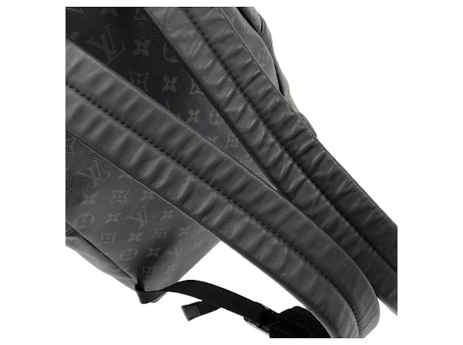 Zaino Louis Vuitton Monogram Eclipse Nero - vista 8