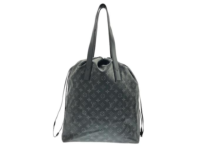 Borsa Cabas Louis Vuitton Monogram Eclipse Light Nero - vista 2