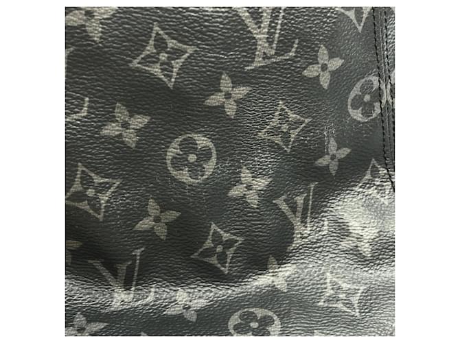 Borsa Cabas Louis Vuitton Monogram Eclipse Light Nero - vista 7