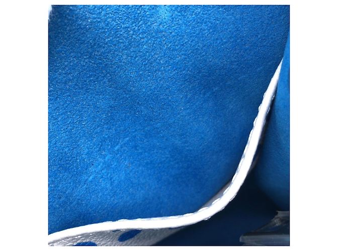 Borsa Louis Vuitton Monogram Empreinte OnTheGo PM Blu - vista 10