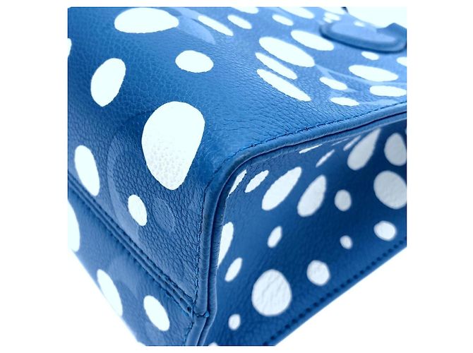 Borsa Louis Vuitton Monogram Empreinte OnTheGo PM Blu - vista 2