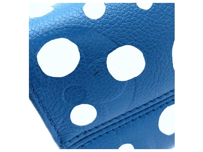 Borsa Louis Vuitton Monogram Empreinte OnTheGo PM Blu - vista 3