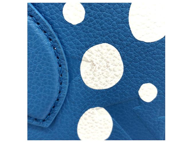 Borsa Louis Vuitton Monogram Empreinte OnTheGo PM Blu - vista 4