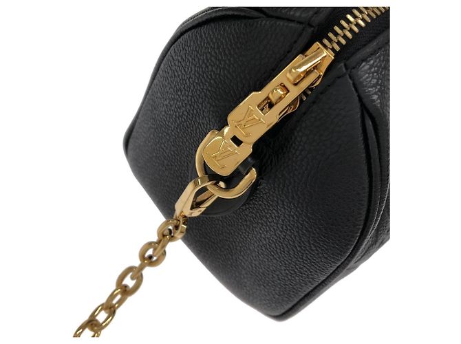 Borsa Boston Louis Vuitton Monogram Empreinte Speedy Bandoulière Nero - vista 4
