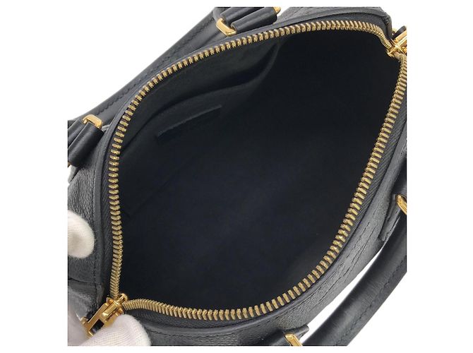Borsa Boston Louis Vuitton Monogram Empreinte Speedy Bandoulière Nero - vista 9