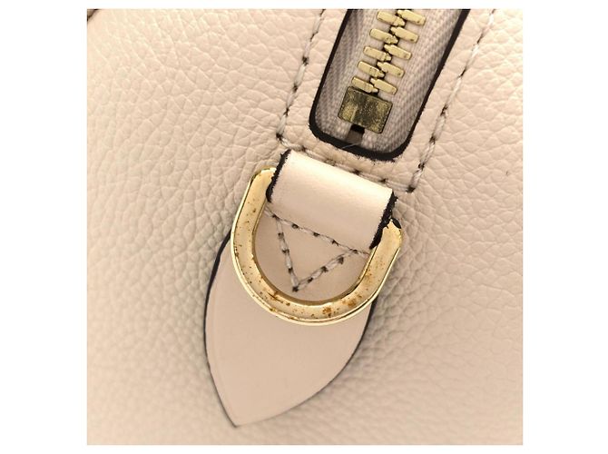 Borsa Boston Louis Vuitton Monogram Empreinte Speedy Bandoulière Beige - vista 4