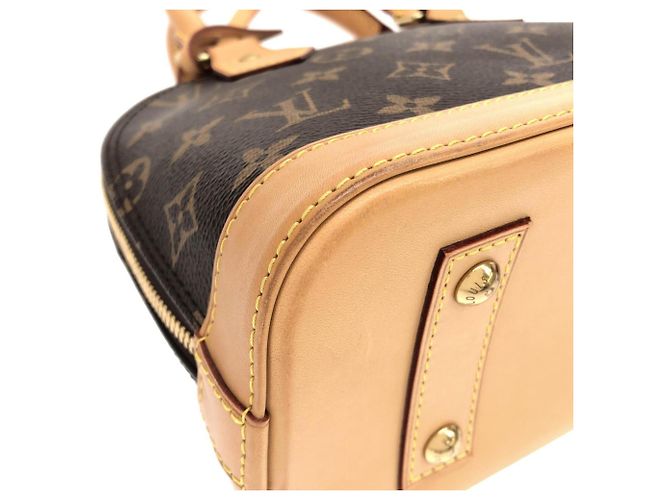 Borsa Louis Vuitton Monogram Alma BB Marrone - vista 2