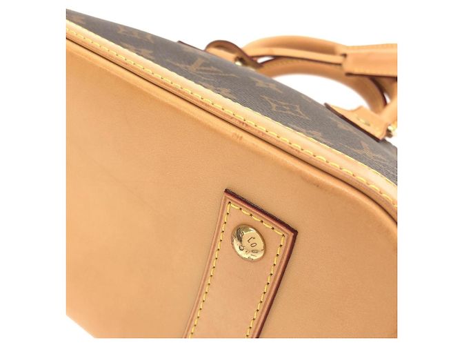 Borsa Louis Vuitton Monogram Alma BB Marrone - vista 3