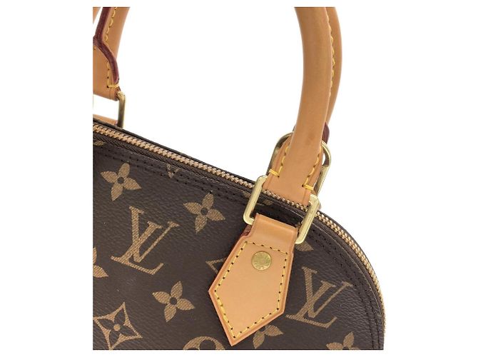 Borsa Louis Vuitton Monogram Alma BB Marrone - vista 6