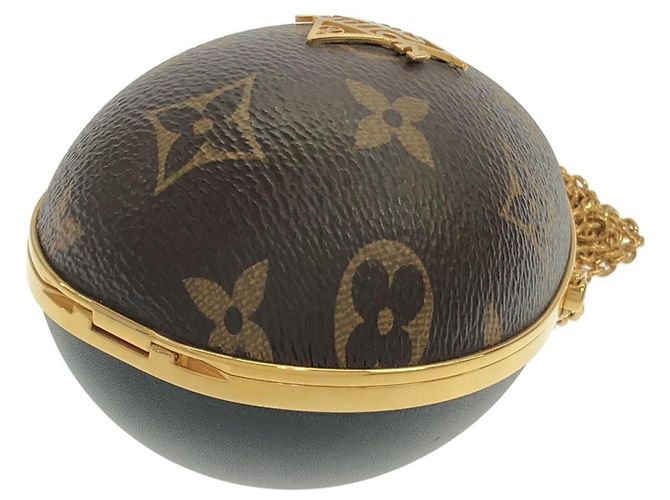 Borsa a tracolla Louis Vuitton Monogram LV Egg Case Marrone - vista 3