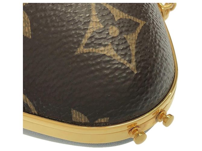 Borsa a tracolla Louis Vuitton Monogram LV Egg Case Marrone - vista 4