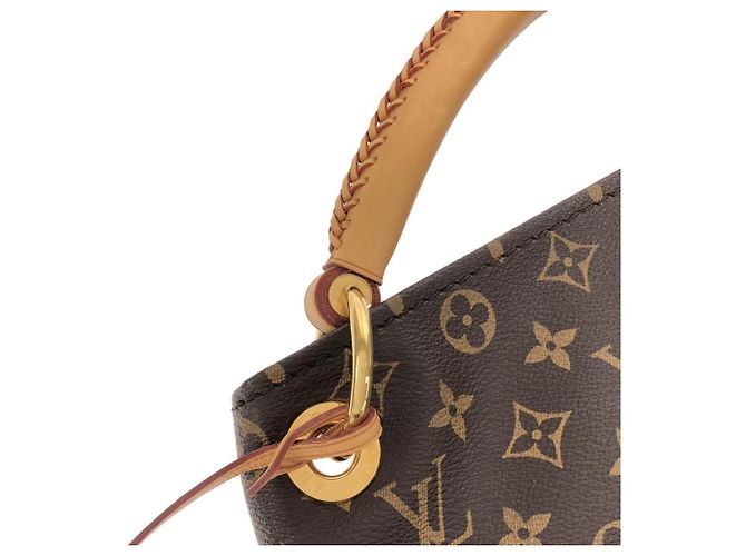 Borsa a Spalla Louis Vuitton Monogram Artsy MM M40249 Marrone - vista 7