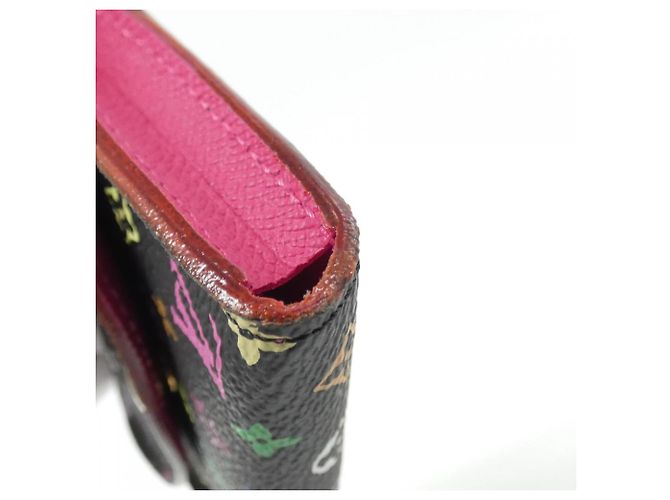 Louis Vuitton Multicolor Card Case Black Red Multiple colors - view 3