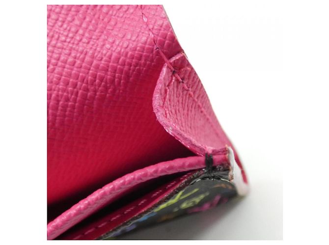 Louis Vuitton Multicolor Card Case Black Red Multiple colors - view 8