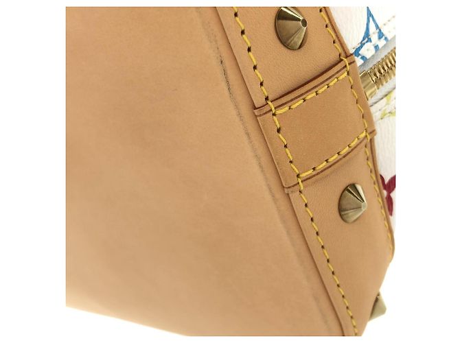 Borsa Louis Vuitton Multicolor Alma PM Bianco Multicolore - vista 4