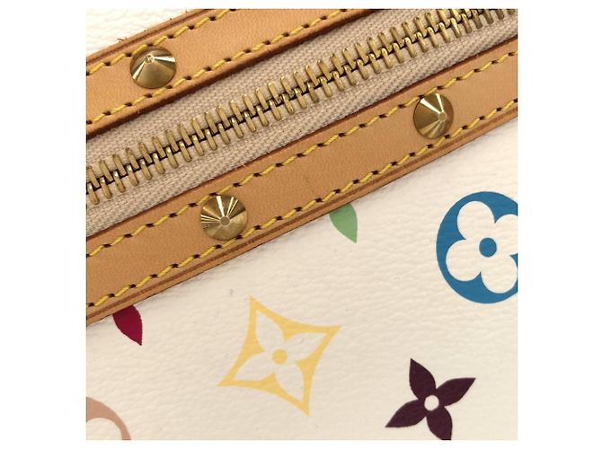 Borsa Louis Vuitton Multicolor Alma PM Bianco Multicolore - vista 5