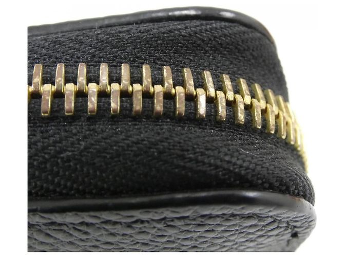 Louis Vuitton Bicolor Monogram Empreinte Zippy Wallet Schwarz Beige - Ansicht 4