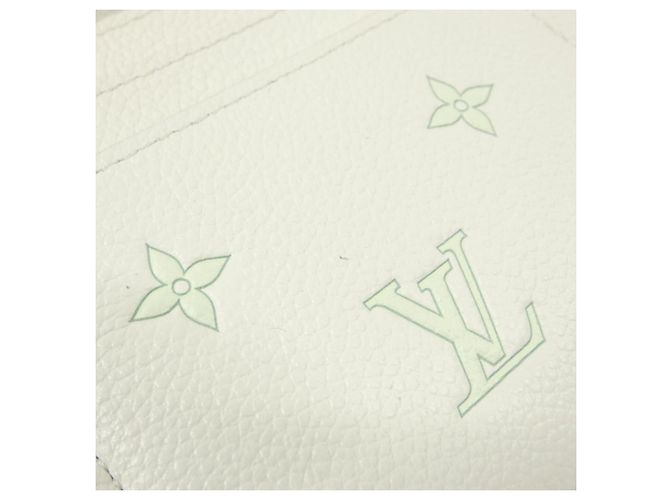 Louis Vuitton Bicolor Monogram Empreinte Portefeuille Sarah Wallet White Green - view 4
