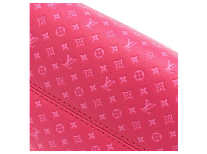 Bolsa de ombro Louis Vuitton Nanogram Speedy Bandoulière 20cm Marrom Rosa - vista 3